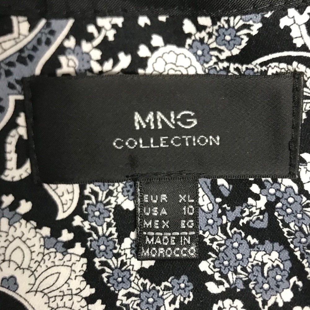 MNG Collection Blazer Black & White sz 10 - Picture 4 of 5